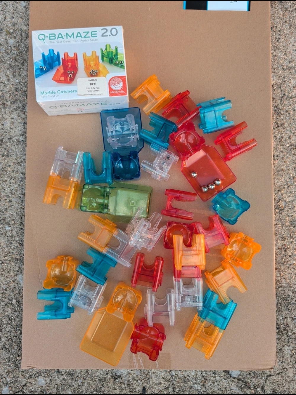 Q-BA-MAZE 2.0 Marble Catchers Set - Multicolor Building Modules